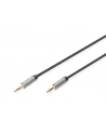 Kabel połączeniowy audio DIGITUS PREMIUM MiniJack Stereo Typ 3.5mm/3.5mm M/M nylon 1m - nr 3