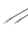 Kabel połączeniowy audio DIGITUS PREMIUM MiniJack Stereo Typ 3.5mm/3.5mm M/M nylon 1,8m - nr 1