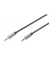 Kabel połączeniowy audio DIGITUS PREMIUM MiniJack Stereo Typ 3.5mm/3.5mm M/M nylon 3m - nr 1