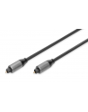 Kabel audio DIGITUS PREMIUM optyczny Toslink 2.2mm/Toslink 2.2mm M/M nylon aluminium 1m - nr 1
