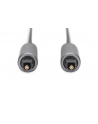 Kabel audio DIGITUS PREMIUM optyczny Toslink 2.2mm/Toslink 2.2mm M/M nylon aluminium 1m - nr 3