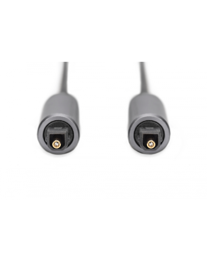 Kabel audio DIGITUS PREMIUM optyczny Toslink 2.2mm/Toslink 2.2mm M/M nylon aluminium 1m główny