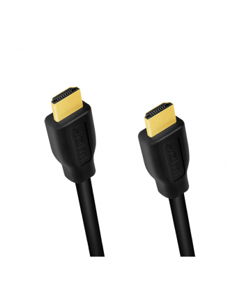  Kabel HDMI LogiLink CH0100 v2.0, CCS, czarny, 1m
