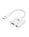 Kabel adapter Maclean MCTV-848 USB Type-C - 3,5mm mini jack PD biały - nr 1