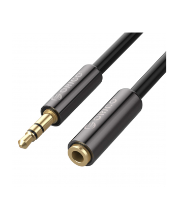 Kabel audio Orico AM-MF2-20-BK-BP miniJack 33,5 mm męski-żeński 2 m