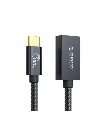 Kabel USB Orico CAF31-10-BK-BP USB-C - USB-A (M-F) 3.1, 10Gbps, PD 60W