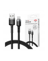 Kabel USB 3.0 Feegar Evolution FEE-01903 USB-A – Lightning nylonowy 2.4A 1m czarno-szary - nr 1