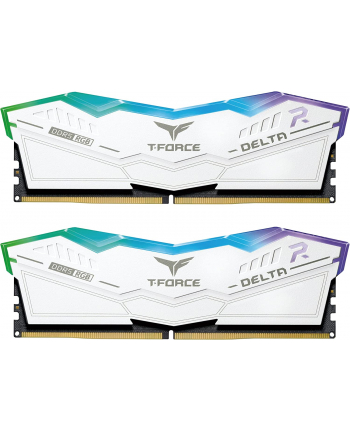 Pamięć DDR5 Team Group D-ELTA RGB 32GB (2x16GB) 5600MHz CL36 1,20V White