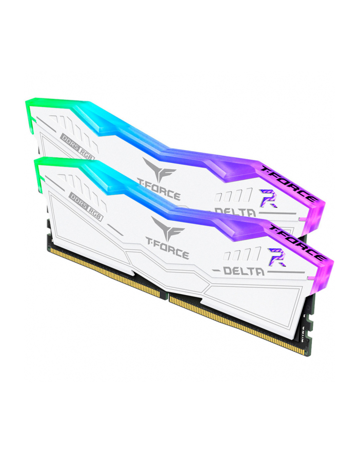 Pamięć DDR5 Team Group D-ELTA RGB 32GB (2x16GB) 6000MHz CL30 1,35V White główny
