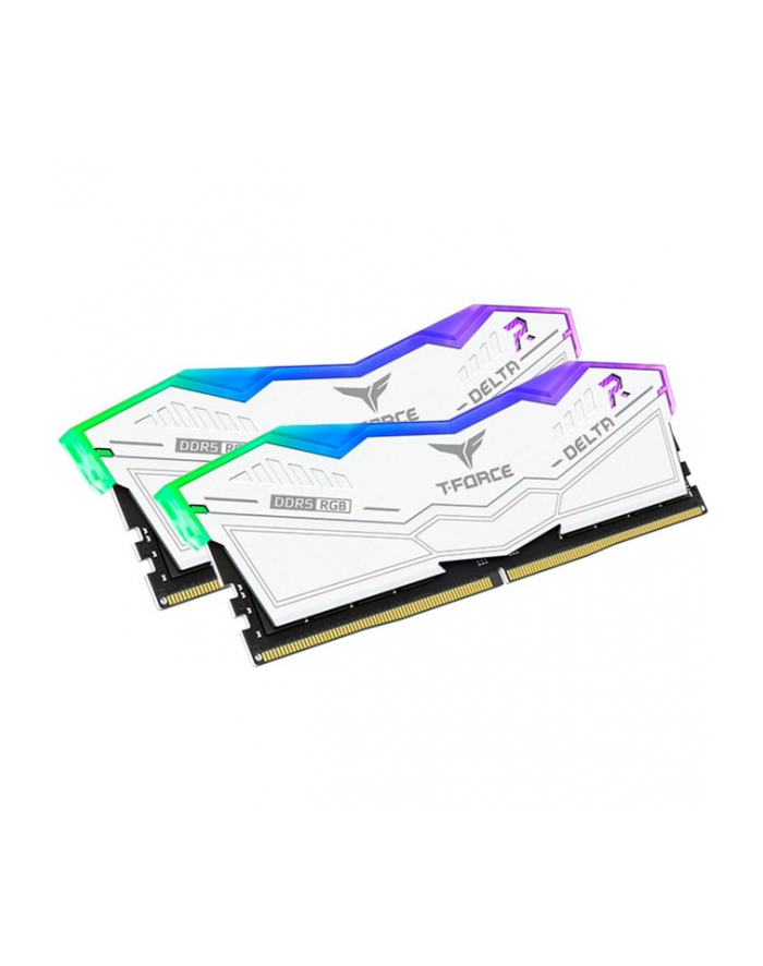 Pamięć DDR5 Team Group D-ELTA RGB 32GB (2x16GB) 6000MHz CL38 1,25V White główny