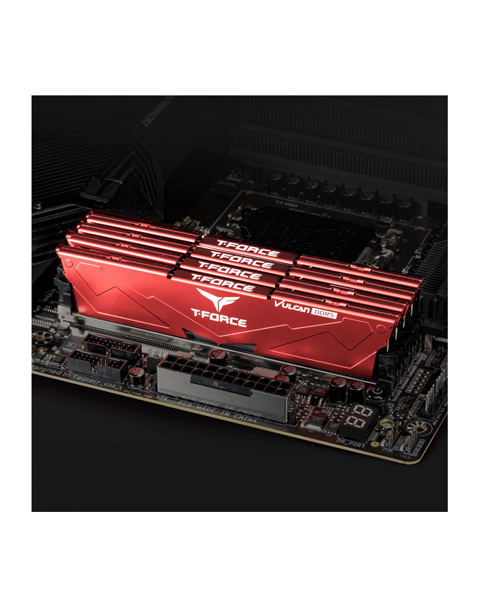 Pamięć DDR5 Team Group VULCAN 32GB (2x16GB) 5600MHz CL36 1,2V Red główny