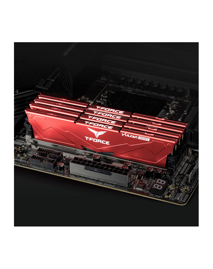 Pamięć DDR5 Team Group VULCAN 32GB (2x16GB) 6000MHz CL38 1,25V Red główny