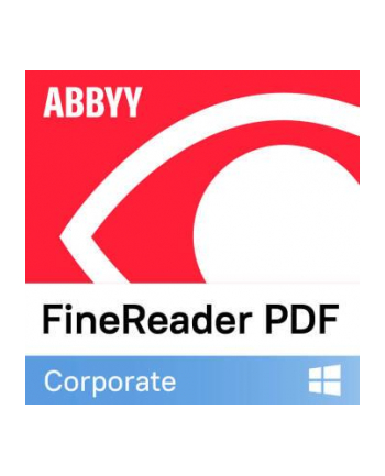 ABBYY FineReader PDF Corporate Single User - 3 lata, lic.Ograniczona Czasowo GOV/NPO/EDU