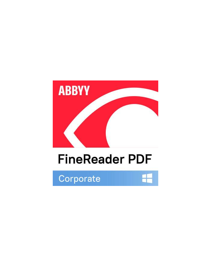 ABBYY FineReader PDF Corporate Single User - 1 rok, lic.Ograniczona Czasowo GOV/NPO/EDU główny