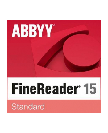 ABBYY FineReader PDF Standard Single User - 3 lata, lic.Ograniczona Czasowo GOV/NPO/EDU