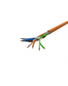 Kabel UTP Lanberg kat. 6 500m B2CA drut CU LSZH orange fluke passed - nr 3