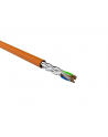 Kabel UFTP Lanberg kat. 6A 500m B2CA drut CU LSZH orange fluke passed - nr 1