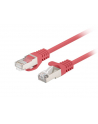 Patchcord Lanberg FTP kat.6 0,25m czerwony 10-pack - nr 1