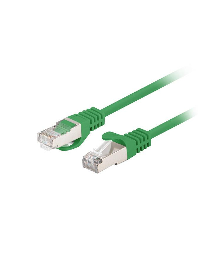 Patchcord Lanberg FTP kat.6 0,5m zielony 10-pack główny