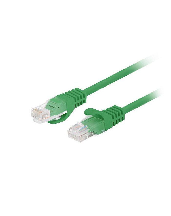 Patchcord Lanberg UTP kat.5e 1,5m zielony 10-Pack główny