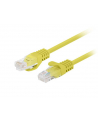 Patchcord Lanberg UTP kat.6 0,25m żółty 10-Pack - nr 3