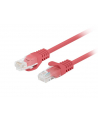 Patchcord Lanberg UTP kat.6 0,5m czerwony 10-Pack - nr 1