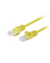 Patchcord Lanberg UTP kat.6 0,5m żółty 10-Pack - nr 1