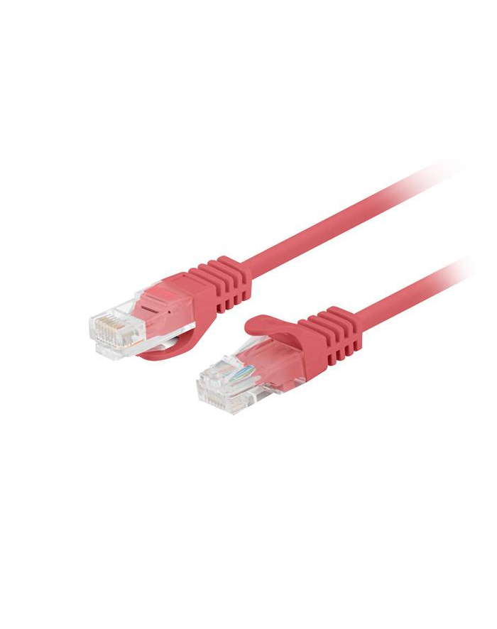 Patchcord Lanberg UTP kat.6 3m czerwony 10-Pack główny