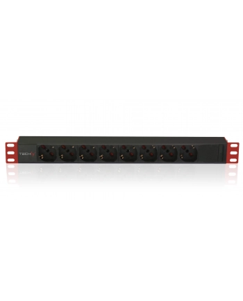 Listwa zasilająca Techly Rack 1U, 8xSchuko 250V/16A C14 2m