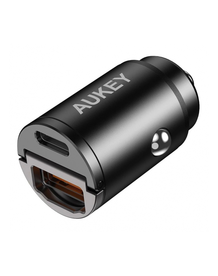 AUKEY ŁADOWARKA SAMOCHODOWA CC-A3 30W 6A 2XUSB ALU główny