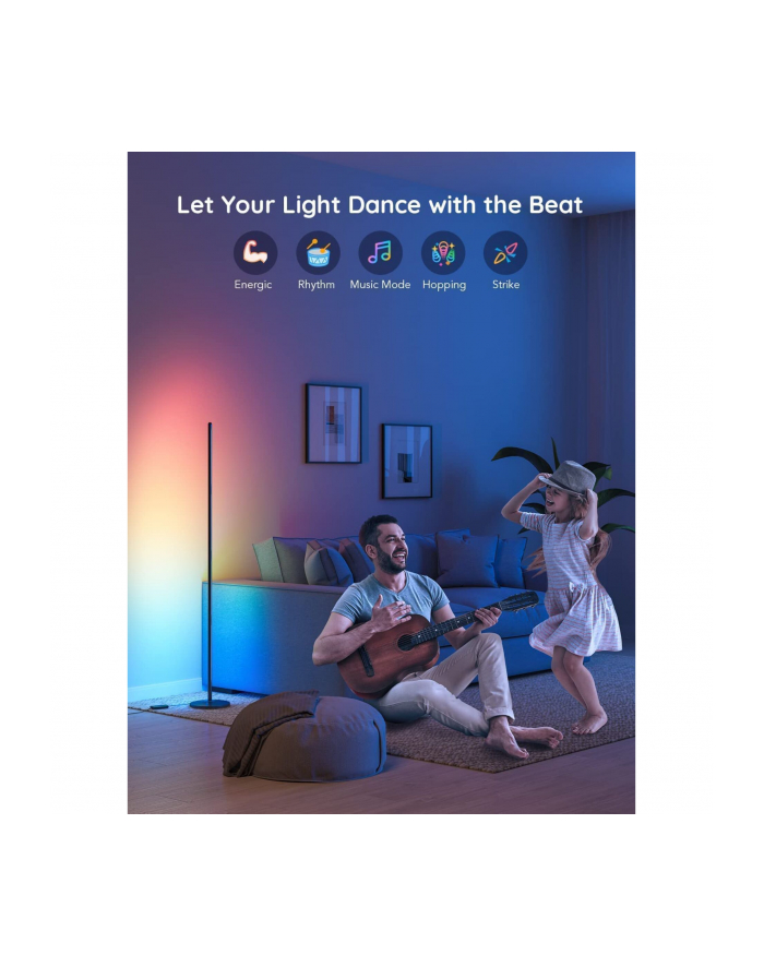 Govee H6076; Lampa Podłogowa LED; RGBICW główny