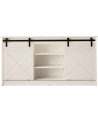 cama meble Komoda 160x80x35 GRANERO biały/biały połysk - nr 1