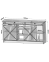 cama meble Komoda 160x80x35 GRANERO czarny/czarny poł - nr 12