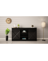 cama meble Komoda 160x80x35 GRANERO czarny/czarny poł - nr 4