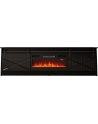 cama meble Szafka RTV GRANERO+kominek 200x56 7x35 czarny/czarny poł - nr 6