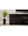 cama meble Szafka RTV GRANERO 200x56 7x35 czarny/czarny poł - nr 13