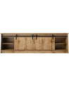 cama meble Szafka RTV GRANERO 200x56 7x35 dąb wotan - nr 11