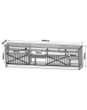 cama meble Szafka RTV GRANERO 200x56 7x35 dąb wotan - nr 14