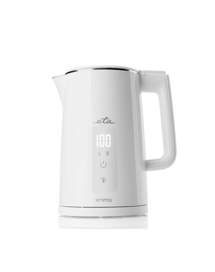 ETA Kettle ETA559590010 Emma Electric, 2200 W, 1.5 L, Stainless steel, 360° czerwonyational base, White główny