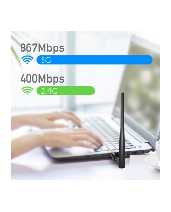 Cudy Karta Sieciowa Usb 3.0 Wi-Fi 5 Ac Ap Hg Wu1400