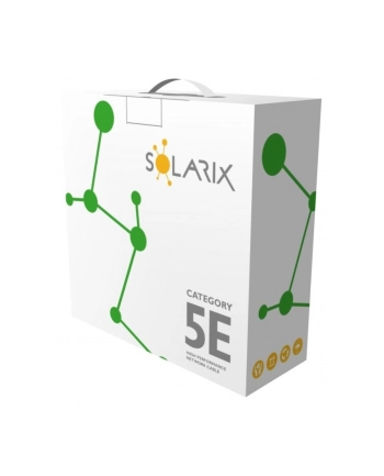 Solarix UTP, Cat5E, drát, PVC, box 100m SXKD-5E-UTP-PVC 27724130