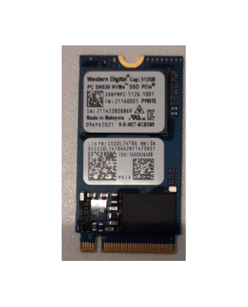 Lenovo ThinkPad 4XB1B85886 512 GB, SSD form factor M.2 2242, SSD interface PCIe NVMe