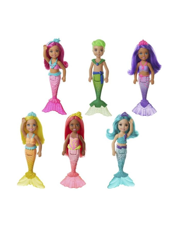 Lalka Chelsea Mała Syrenka GJJ85 p10 MATTEL mix cena za 1 sztukę główny