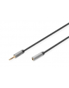digitus Kabel przedłużający audio MiniJack Stereo Typ 3.5mm/3.5mm M/Ż nylon 1m - nr 8