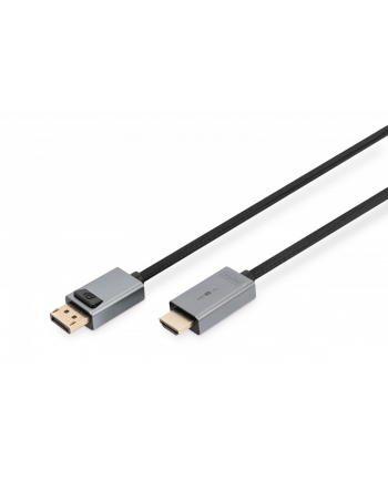 digitus Kabel adapter DisplayPort - HDMI 4K 30Hz DP/HDMI M/M 1,8m