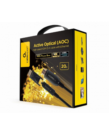gembird Kabel AOC High Speed HDMI with ethernet 20 m z adapterem D/A