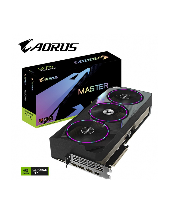 gigabyte Karta graficzna GeForce RTX 4090 Aorus Master 24GB GDDR6X 384bit 3DP/HDMI główny