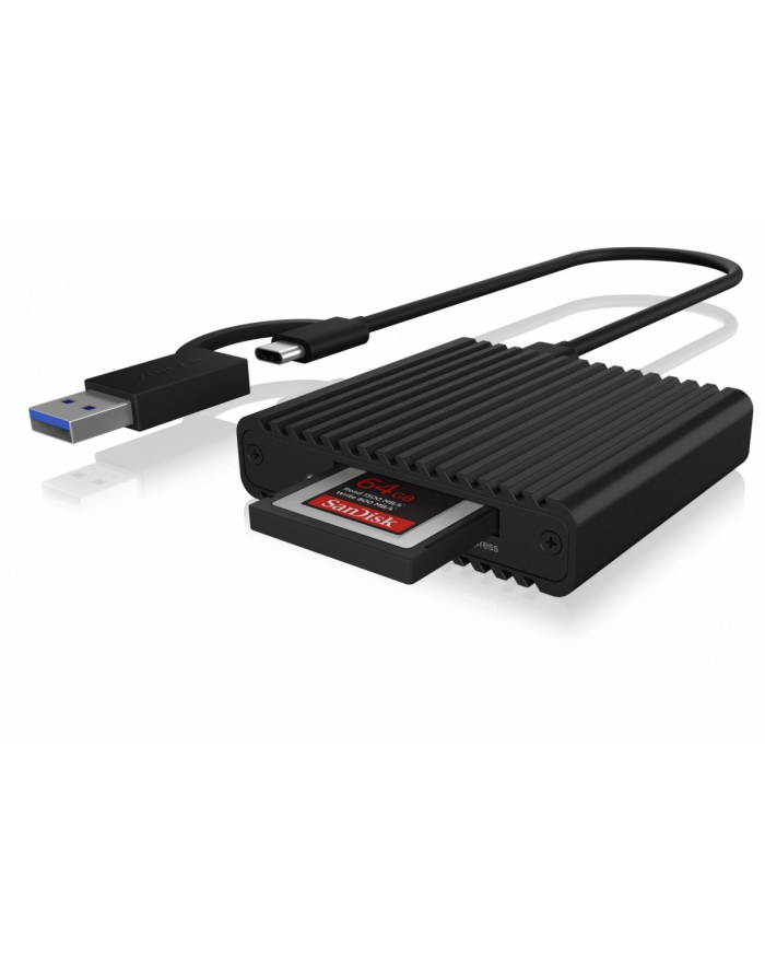 icybox Czytnik kart IB-CR404-C31 CFexpress z USB 3.2 ( GEN2) i Typ-A główny