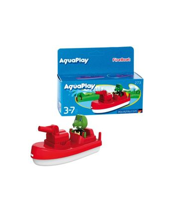 Aquaplay FireBoat, toy vehicle (red/Kolor: BIAŁY)