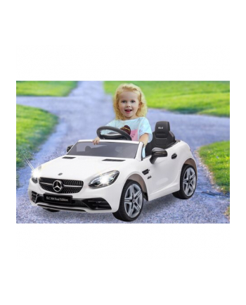 Jamara Ride-on Mercedes-Benz SLC, childrens vehicle (Kolor: BIAŁY, 12V)
